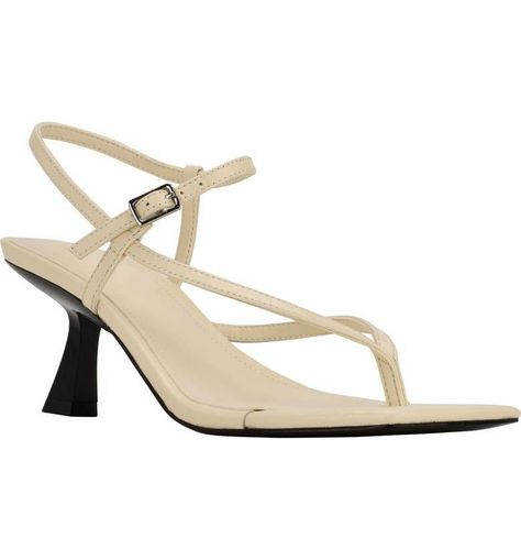 White Strappy Sandals, Unique Heels, Heels Collection, Girls Heels, Ankle Strap Pumps, Marc Fisher, Kitten Heel, Sandal Women, Strappy Sandals