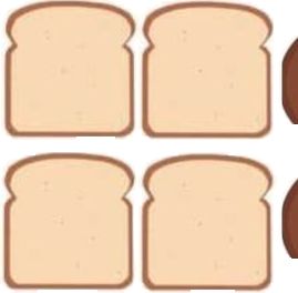 Build A Sandwich Printable, Gingerbread Kids Crafts, Bread Printable, Build A Sandwich, Printable Cutouts, Sandwich Paper, Burger Bread, Paper Toy Printable, Santa Crafts