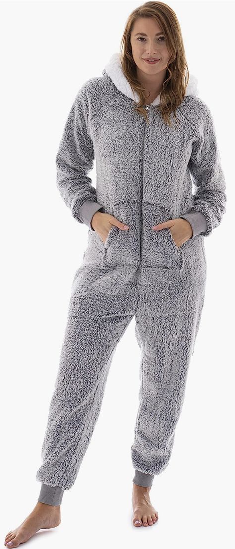 The Big Softy - Adult Onesie Pajamas for Women, Teddy Fleece Womens Onesie Pajamas, Fuzzy Pajama Onesies for Women, Teens PJs #amazonassociate Onesies For Women, Adult Onesies, Womens Onesie, Adult Onesie Pajamas, Pajamas For Women, Matching Pjs, Adult Pajamas, Teddy Fleece