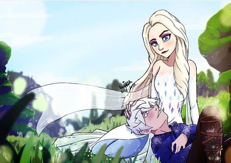 Rotg Fanart, Elsa Anime, Elsa X Jack Frost, Jelsa Fanart, Jack X Elsa, Elsa And Jack Frost, Elsa And Jack, Elsa Jack, Jack Frost And Elsa