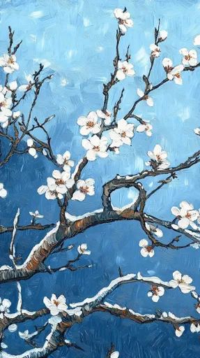 ↑↑↑ Larger size on website 🔸 The painting features a close-up of a blossoming almond tree branch against a vibrant blue sky. Deli Tree Blossom Painting, Almond Tree Blossom, Almond Blossoms, Almond Tree, Almond Blossom, Blossom Trees, Tree Branch, Vibrant Blue, Bedroom Inspo