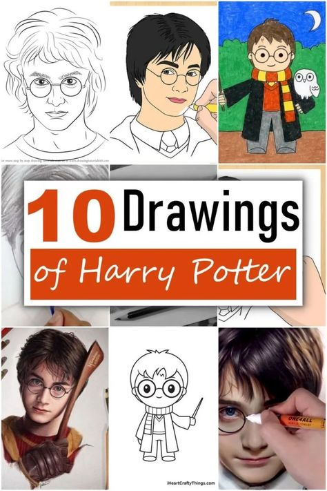 10 Harry Potter Drawing Ideas For Wizard Fans Harry Potter Drawing Ideas, Drawing Ideas Digital, Draw Harry Potter, Drawing Harry Potter, Harry Potter Drawings Easy, Harry Potter Drawing, Ideas For Drawing, Harry Potter Drawings, Unique Drawings