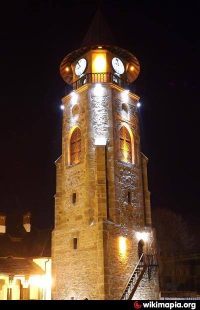 Stefan's Tower in Piatra Neamt Piatra Neamt, Leaning Tower, Places Around The World, Leaning Tower Of Pisa, Empire State, Empire State Building, Pisa, Romania, Around The Worlds