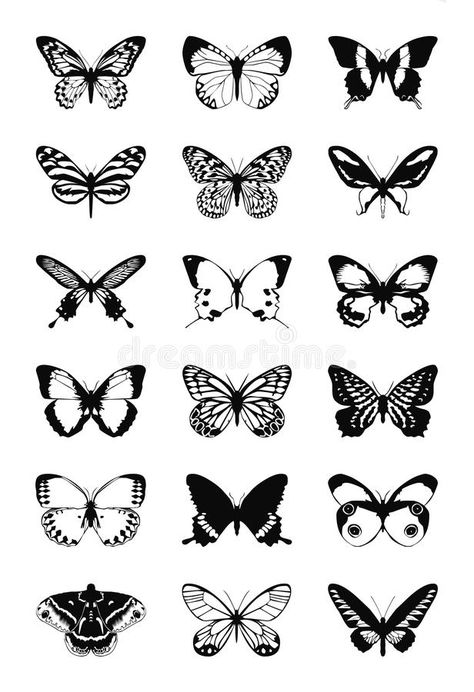 Butterfly. Vector silhouette of butterfly, black and white , #Aff, #silhouette, #Vector, #Butterfly, #white, #black #ad Tattoo Papillon, Borboleta Tattoo, Black Butterfly Tattoo, Unique Butterfly Tattoos, Butterfly Black And White, Ceramic Decals, Small Butterfly Tattoo, White Butterflies, Geniale Tattoos