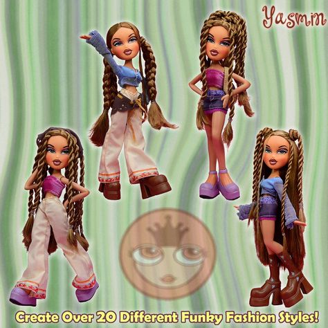 Bratz on Twitter: "… " Yasmin Bratz Outfit Halloween, Bratz Characters, Bratz Movie, Bratz Yasmin, Y2k Bratz, Bratz Doll Outfits, 2000s Girl, Brat Doll, Bratz Girls