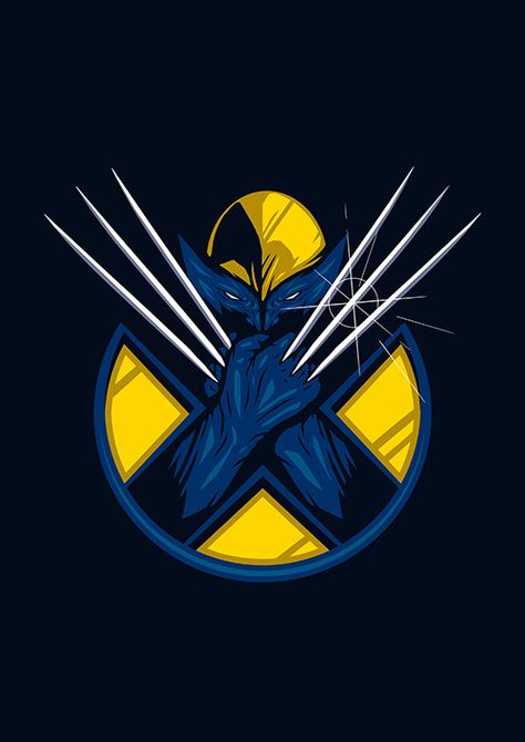 MARVEL illustration on Behance Wolverine Logo, The Wolverine, Iphone Wallpaper, Marvel, Wallpapers, Iphone, Yellow, Black