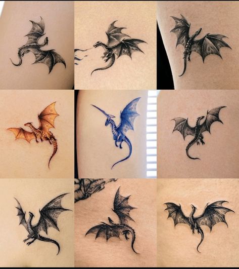 Funny Small Tattoos, Dr Tattoo, Targaryen Tattoo, Maching Tattoos, Small Dragon Tattoos, Small Dragon, Bookish Tattoos, Wolf Tattoo Sleeve, Ear Tattoo Ideas