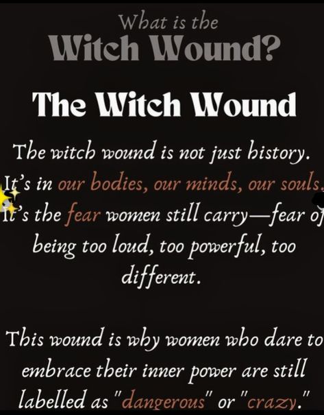 Witches Mark On Body, Witch Wound, Mental Health Facts, Health Facts, Infj, Our Body, Powerful Women, Alchemy, Healthy Body