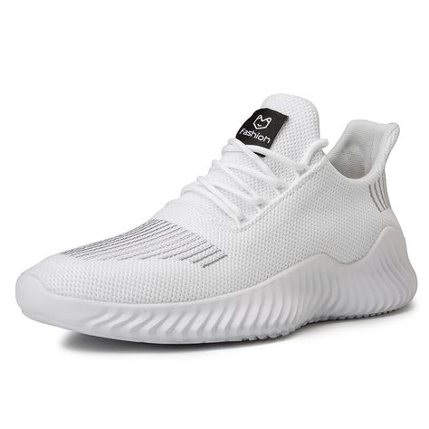 White Shoes For Men, Lightweight Running Shoes, White Shoes Sneakers, Orthopedic Shoes, Lightweight Sneakers, Walking Sneakers, Breathable Sneakers, Mesh Shoes, Hot Sneakers