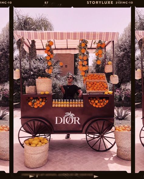 Dior Riviera, Juice Cart, Wagon Ideas, Bars Design, Windows Display, Wooden Cart, Fresh Orange Juice, Food Carts, Next Life