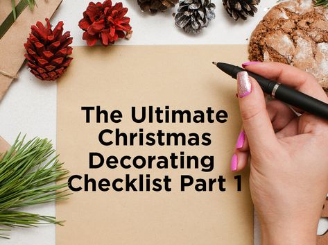 The Ultimate Christmas Decorating Checklist Part 1 – Indoor Locations Decorating Checklist, Christmas Light Controller, Tomato Cage Christmas Tree, Decor Checklist, Christmas Checklist, Christmas Palm Tree, Led Parking Lot Lights, C9 Christmas Lights, Indoor Holiday Decor