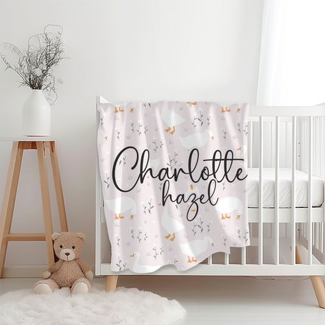 Animal Baby Blanket, Gifts For Baby Shower, Goose Nursery, Baby Girl Name, Family Blanket, Nursery Theme, Cute Blankets, Girl Name, School Collection