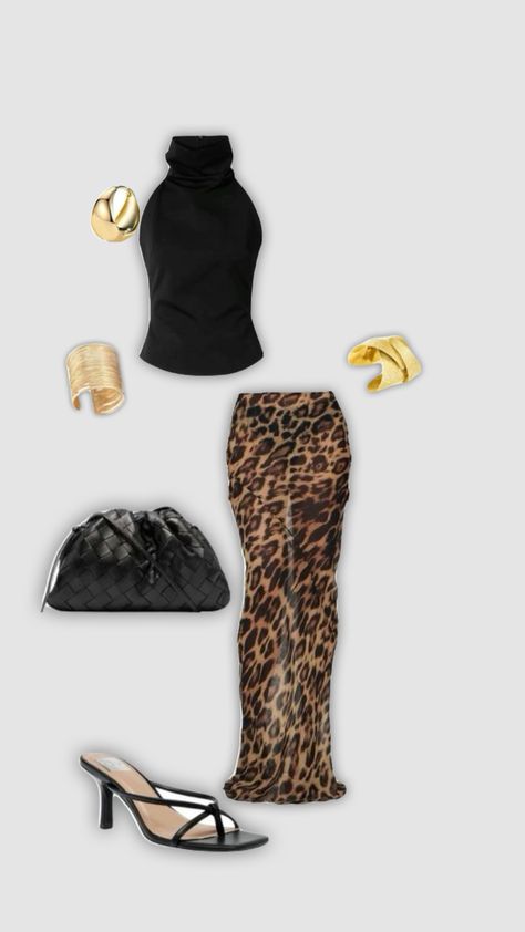 Jazz Club Outfit Classy, Club Outfits Classy, London Fits, Cheetah Print Outfits, Chic Fits, Matching Fits, Dc Trip, Elegant Classy Outfits, Leopard Print Outfits