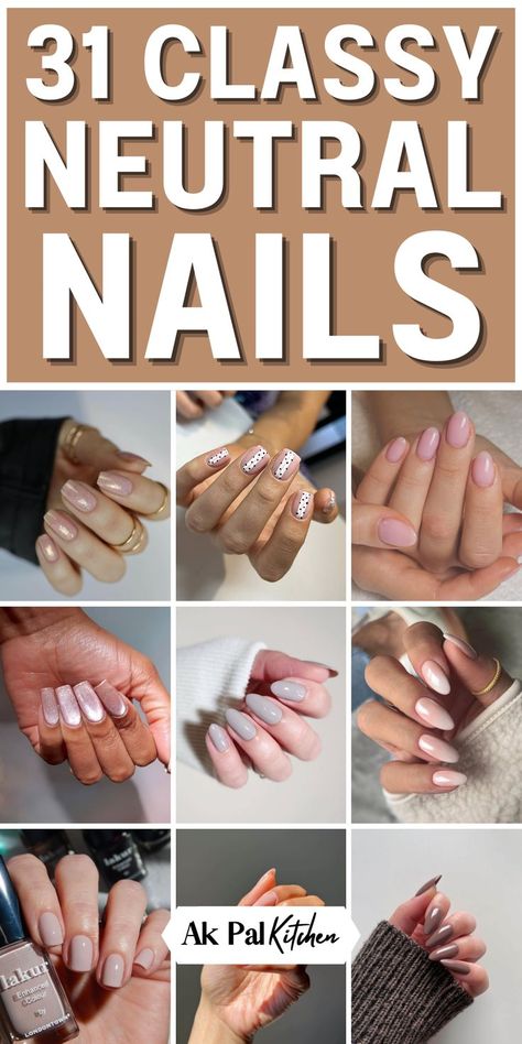 Elevate your style with these chic neutral nails! These nail designs are perfect for any occasion, including minimalist nails, ombre nails, matte neutral nails, and soft beige nails. Explore modern neutral nail art with subtle nail designs, neutral glitter, and French tip nails. Whether you prefer simple neutral acrylics or taupe nail designs, these nail ideas offer timeless elegance with a fresh, modern twist! Ombre Nail Art Designs Classy, Matte Neutral Nails, Neutral Acrylics, Taupe Nail Designs, Classy Neutral Nails, Nail Designs Neutral, Minimalist Nails Ombre, Subtle Nail Designs, Taupe Nails Designs