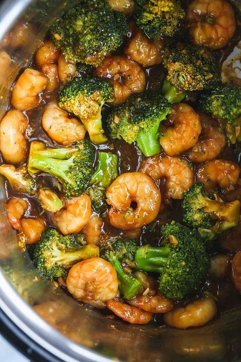 Instant Pot Shrimp, Healthy Instant Pot, Potted Shrimp, Instant Pot Pasta Recipe, Shrimp And Broccoli, Pot Recipes Easy, Broccoli Stir Fry, Best Instant Pot Recipe, Healthy Instant Pot Recipes