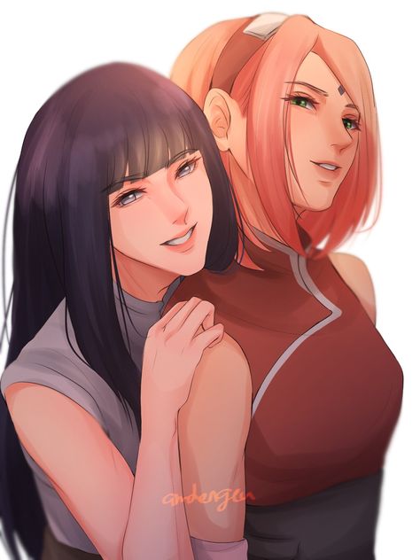 SakuHina Naruto Sakura, Sakura Art, Boruto Characters, Naruto Couples, Anime Stories, Naruto Fan Art, Naruto Comic, Lily Evans, Naruto Ship