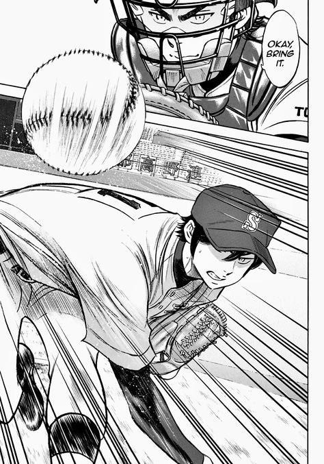 204] of awakening Sawamura Eijun, Ace Of Diamond, Diamond No Ace, Baseball Pitching, Ace Of Diamonds, Art Things, Lacrosse, Baseball Field, Pose Reference