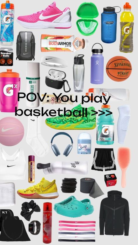 Basketball Christmas List, What To Pack For Basketball Practice, What To Pack In My Basketball Bag, Basketball Wishlist, Basketball Bag Checklist, Basketball Essentials, Basketball Bag Essentials, What’s In My Basketball Bag, Sports Bag Essentials