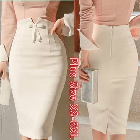 Top 30+ classy Office wear pencil skirts design ideas for business women 2k22 #pencilskirts #officewear #streetfashion #howtostyle #business #women #designs #ideas #classy #workwear #2022 #top30 #skirts #midiskirts #officeskirts #skirtstyling Long Pencil Skirt Outfits, Pencil Skirt Outfits Classy, Mid Skirts, Outfit Trabajo, Classy Skirts, Long Pencil Skirt, Skirts White, Pencil Skirt Outfits, Mid Skirt