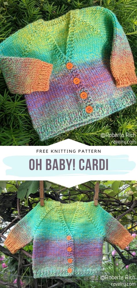 Free Baby Sweater Knitting Patterns, Colorful Knitting, Baby Cardigan Knitting Pattern Free, Kids Knitting Patterns, Baby Cardigan Pattern, Baby Boy Knitting Patterns, Baby Sweater Patterns, Baby Sweater Knitting Pattern, Pull Bebe