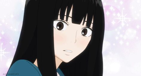 Sawako Kuronuma Gif, Sawako Banner, Sawako Gif, Kimi Ni Todoke Gif, Disc Emoji, Note Headers, Kimi Ni Todoke Sawako, Shouta Kazehaya, Sawako And Kazehaya