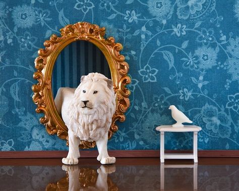 Forums Design, Modern Metropolis, Lion Print, Lion Art, Rubber Ducky, Plastic Toys, Through The Looking Glass, Plastic Animals, Wild Life