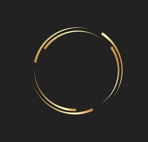 Abstract golden lines in circle form, Design element logo luxury Golden Design, Logo Luxury, Photo Portfolio, Golden Circle, Palette Design, Circle Logo, Circle Logos, Color Palette Design, Form Design