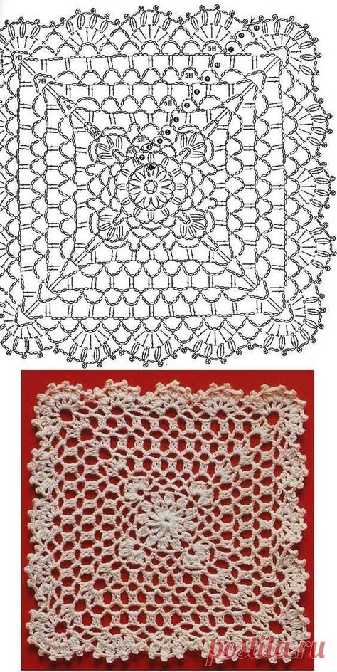 Free crochet blankets pattern for beginners Free Crochet Blankets, Motifs Granny Square, Crochet Doily Diagram, Crochet Bedspread Pattern, Crochet Motif Patterns, Bantal Sofa, Crochet Granny Square Blanket, Crochet Blocks, Crochet Patterns Free Blanket