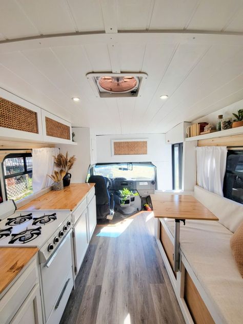 Their Third Vehicle Conversion: A Shuttle Bus Tiny House Mini School Bus Conversion, Shuttle Bus Conversion, Bus Tiny House, Skoolie Ideas, Bus Remodel, School Bus Tiny House, Camper Bus, Bus Conversions, Rv Bus