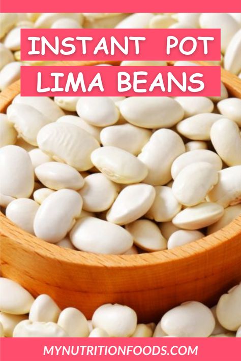 Discover the ease of cooking with Instant Pot! Whip up delicious, tender lima beans in a flash. Perfect results every time. Learn how! Cooking Lima Beans In Instant Pot, Pressure Cooker Lima Beans, Lima Beans In Instant Pot, Instapot Lima Beans, Lama Beans Recipe, Instant Pot Lima Beans Dry, Instant Pot Dry Lima Beans No Soak, Baby Lima Beans Instant Pot, Baby Lima Beans