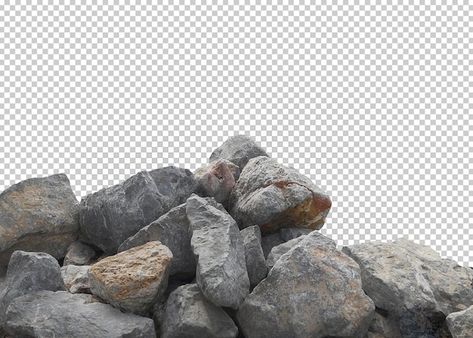 PSD rock isolated transparency backgroun... | Premium Psd #Freepik #psd #rock #boulder #stone-rocks #stone Batu Png, Rocks Png, Rock Boulder, Rock Png, Vintage Png, Stone Rocks, Bob Marley, Graphic Resources, Collage