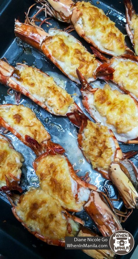 This Shrimp Thermidor is shrimply good - here's how you can make it - When In Manila Shrimp Thermidor, Seafood Dish Recipes, Lots Of Food, Prawn Recipes, Shrimp Recipes For Dinner, Cooking Easy, Lobster Recipes, Shrimp Recipes Easy, Shrimp Dishes