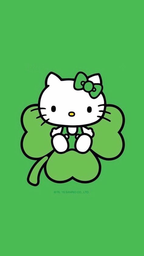 St Patricks Day Wallpaper, Saint Patricks Day Art, 헬로키티 배경화면, Hello Kitty Imagenes, Pink Wallpaper Hello Kitty, Dream Ideas, Hello March, Walpaper Hello Kitty, Choose Happiness