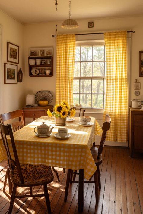 19 Enchanting Cottagecore Dining Rooms That Are Pure Magic : Heart's Content Farmhouse Cottagecore Dining Room, Cottagecore Home, Casa Vintage, Dream House Decor, Dining Room Design, Dining Room Sets, Dream Home Design, Country Kitchen, Room Table