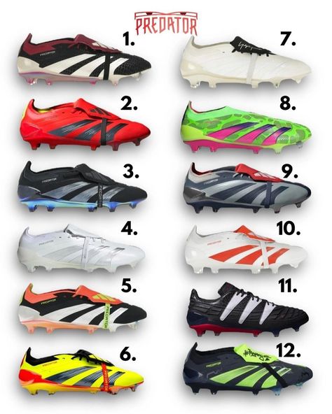 What’s your favourite colourway so far? That’s 12 colourways this year for the preds😮‍💨 Adidas might actually go for 30 colourways this year,for the 30 years Predator anniversary 🤣 Soccer Drip, Adidas Soccer Boots, Cool Football Boots, Adidas Football Cleats, Best Soccer Shoes, Football Passion, Football Artwork, Nike Football Boots, England Football Team