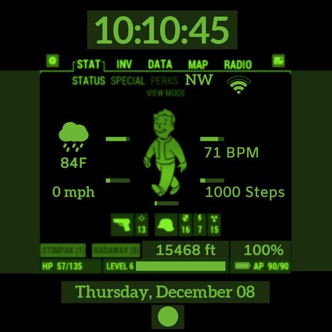 Fallout Pip Boy, Pip Boy Wallpaper, Pip Boy Fallout, Fallout Boy, Pip Boy, Funny Patches, Boy Walking, Boy Diy, Game & Watch