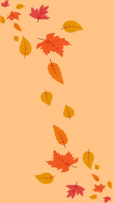 autumn leaves Fall Leaves Wallpaper, Autumn Widgets, Autumn Leaves Wallpaper, Orange Phone, Leaves Wallpaper, Phone Aesthetic, Tablet Wallpaper, Fall Leaves, Iphone Wallpapers