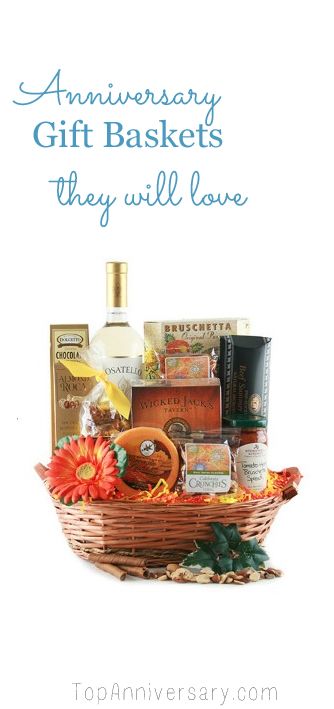 Anniversary Gift Baskets For Parents, Anniversary Gift Baskets For Couple, 50th Anniversary Gift Basket Ideas, Anniversary Baskets For Couple, Anniversary Gift Basket Ideas, Diy Wedding Anniversary Gifts, Anniversary Gift Basket, Ten Year Anniversary Gift, 60th Wedding Anniversary Gifts