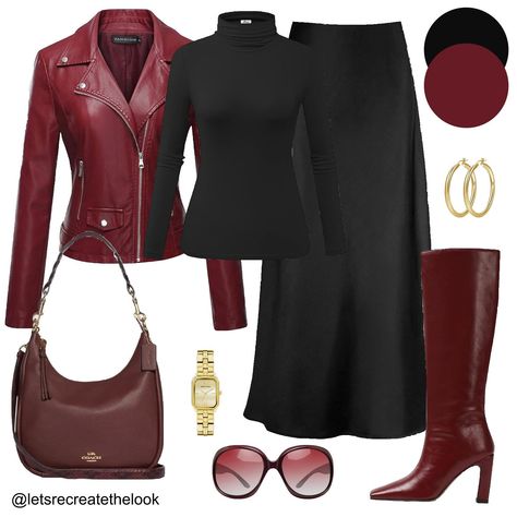 Burgundy - 20 Outfit Ideas 🍷 Part 1 Comment BURGUNDY for links to some of my fave Burgundy fashion items currently available. Do you have burgundy in your closet? Save this post for style inspiration and see how you can recreate some of the looks yourself! Have a blessed Sunday fashion friends! 🥰 #letsrecreatethelook #outfitideas #styleinspo #casualoutfits #casualstyle #fallstyle #everydaystyle #momstyle #agelessstyle #midlifestyle #styleover40 #styleinspiration Burgundy Shoes Outfit Ideas, Silk Skirt Outfit Fall, Burgundy Shoes Outfit, Silk Blouse Outfit, Silk Skirt Outfit, Sunday Fashion, A Blessed Sunday, Blush Outfit, Skirt Outfit Fall