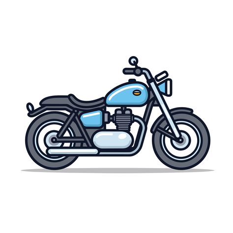 Cute Bike Drawing, Bike Vector Art, Motor Png, Bike Animation, Motor Drawing, Painting Motorcycle, Bullet Drawing, Motorbike Drawing, Bike Cartoon