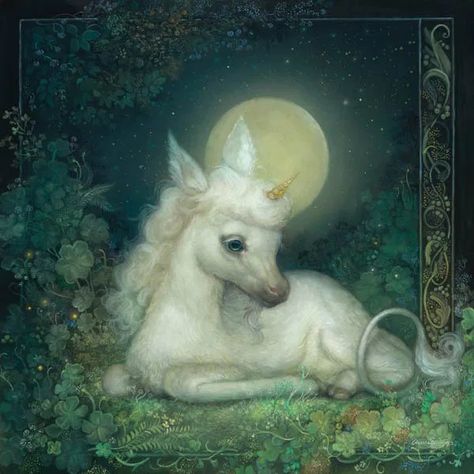 An Interview with Annie Stegg Gerard Annie Stegg, Creature Fantasy, Unicorn Pictures, Last Unicorn, The Last Unicorn, Unicorn Art, Fairytale Art, Mythical Creatures Art, Mystical Creatures