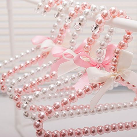 Pearl Hangers, Pearl Hanger, Butterfly Clothes, Beads Clothes, Baby Hangers, Wedding Hangers, Baby Pearls, Market Stall, Clothes Hangers