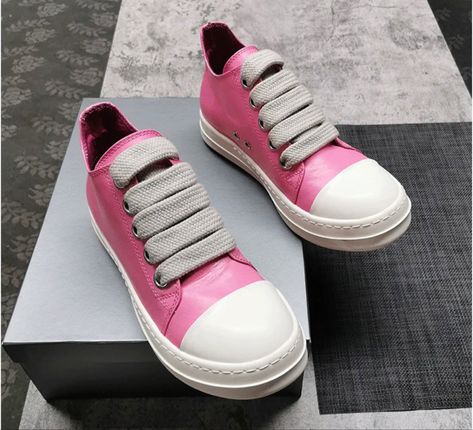 Rick Owens Pink Shoes, Pink Rick Owens, Rick Owens Shoes, 2024 Vision, Pink Shoes, Low Sneakers, Rick Owens, Sneaker Head, Vision Board