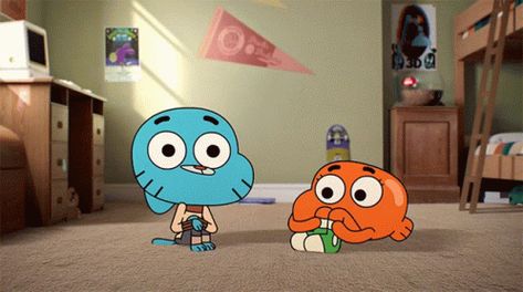 Aburridos Gumball GIF - Aburridos Gumball Darwin - Discover & Share GIFs Shaded Art, Gumball Darwin, Online Friends, I Pick, So Sorry, Melted Cheese, Gif