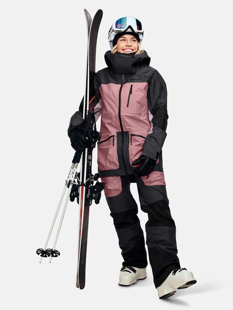 Vertical PRO Ski Jacket Women Iron Cast | Peak Performance Ski Jackets For Women, Sportswear Design, Snow Skirt, Ski Helmets, Golf Jackets, Ski Goggles, Ski Pants, Whistler, Shell Jacket