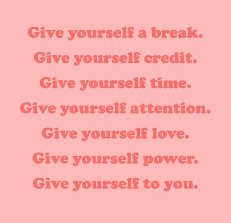 Silence, personal development and 'me time'. Work hard, play hard and throw yourself into everything you do... but dont forget about 'you'. Give Yourself Time, Happy Words, Happy Thoughts, Note To Self, Pretty Words, The Words, Beautiful Words, Mantra, Inspirational Words