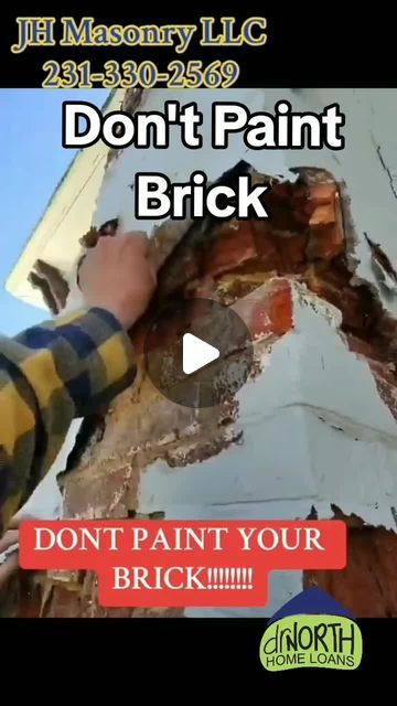 Darrell North on Instagram: "& James Don't paint Brick buy or Refinance a home with me link in Bio let's brick Darrell North Southeast home Lender Element Home Loans nmls1985036 #paintbrick #firsttimehomebuyer #affordablehome #realtor #realestate" Upgrade Brick Home Exterior, Painted Brick Ranch Style House, Brick Painting Ideas Exterior, Tan Brick House Exterior, Painted Brick Ranch, Brick House Exterior Makeover, Outside House Paint, Paint Brick, Brick Ranch Houses