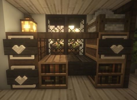 #minecraft#decor#minecraftbuildingidea#storage Minecraft Decor, Minecraft Decorations, Storage House, Hall Design, Minecraft Ideas, Built In Storage, Storage Unit, Minecraft, Building