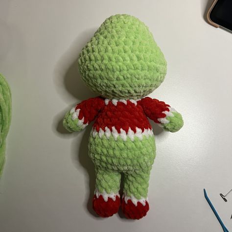 Grinch Patterns Free, The Grinch Crochet Free Pattern, Grinch Crochet Pattern Free Easy, Free Crochet Grinch Patterns, Free Grinch Crochet Pattern, Free Gingerbread Crochet Patterns, Crochet Grinch Pattern, Grinch Crochet Pattern, The Grinch Crochet Pattern