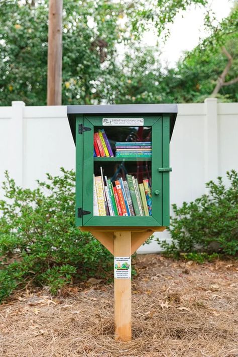 Little Free Library Plans, Little Free Pantry, Street Library, Library Plan, Amish Crafts, Lending Library, Mini Library, Little Library, Free Library